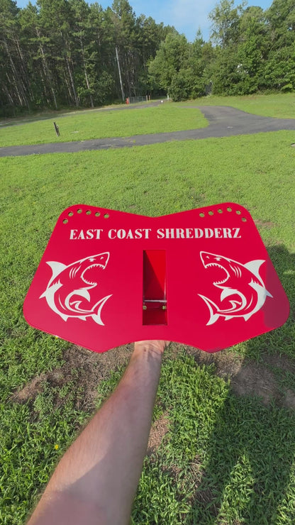 Candy Apple Red Fighting Plate